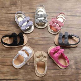 Sandalen Baby Meisjes Jongens Sandalen Premium Zachte Antislip Rubberen Zool Baby Zomer Outdoor Schoenen Peuter Babyschoenen 0-12 Maanden 240329