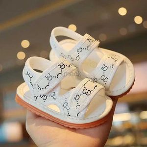 Sandalen baby Koreaanse sandalen 2023 lente/zomer meiden schoenen meisjes baby peuter schoenen babyjongen schoenen 240419