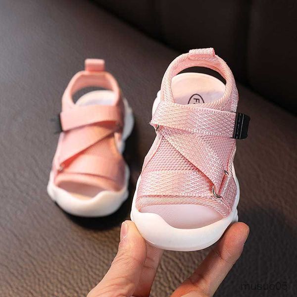 Sandales bébé sandales maille chaussures pour hommes ans été bébé chaussures de plage filles loisirs semelle souple chaussures de marche enfant en bas âge fille chaussures