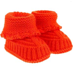 Sandalias Zapatos de bebé Nacido Tejer para crochet Niño Calzado de invierno Botines Hechos a mano de punto