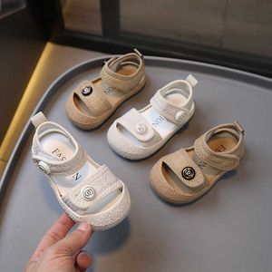 Sandalen baby zomer nieuwe jongens zachte zool schoenen wandelen meisjes lichtgewicht strand H240513