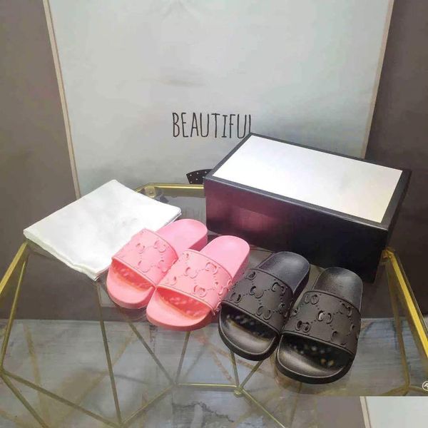 Sandálias banda menina verão meninos sandles chinelos novo designer crianças sapatos menino casual 26-35 rosa gota entrega bebê maternidade dhwo8