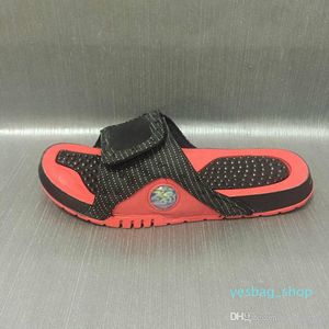 Sandals Chaussures de basket-ball Running Sneakers 02Black White Red Hydro Slides Casual New 13 Slippers 13s Taille 7-13