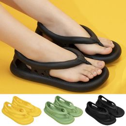 Sandales Bazuo EVA semelle inférieure épaisse antidérapante QuickDry FlipFlop en plein air plage salle de bain pantoufles diapositives pour femmes et hommes 2306715