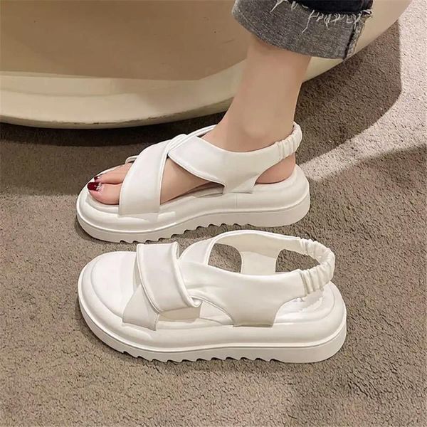 Sandalias Baño de playa Zapatos blancos para mujer Zapatillas Mujer Inicio Sandalia para mujer Pisos Zapatillas Deporte Ejercicio Diseñador de moda