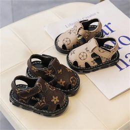 Sandalias para bebés recién nacidos, moda de verano para niños, zapatos de cuna suaves para niñas pequeñas, antideslizantes GC2157