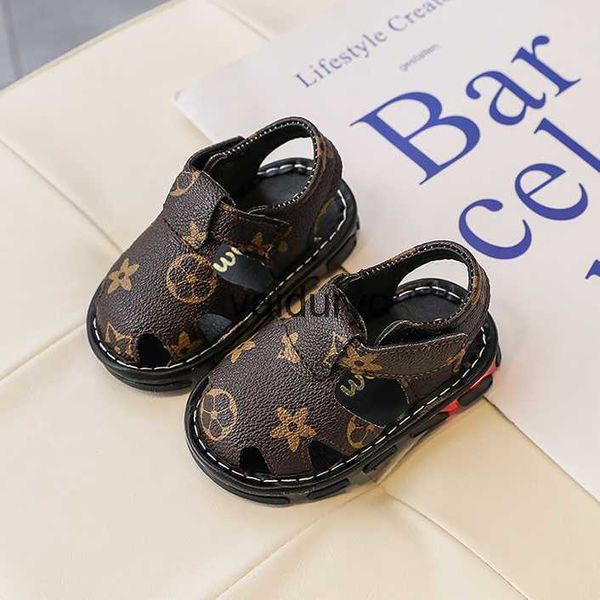Sandalias Niños Nacidos Bebé Moda Verano Infantil Niños Zapatos de cuna suave Niñas pequeñas Anti SlipH24229