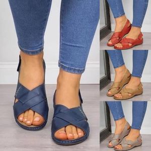 Sandalen Ademende schoenen Vrije tijd Dikke zolen Casual Sleehakken Mode Damesrapport Voor dames Gene