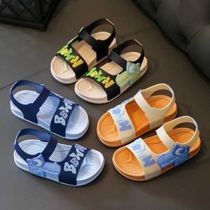 Sandales Sandales sportives respirantes pour garçons Sandales d'été Chaussures de plage décontractées confortables Chaussures pour enfants à la mode sandalsl240510