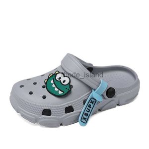 Sandales Cartoon Dinosaur Enfants Pantoufles Garçon Sabots Été Respirant Plage Chaussures D'eau Mignon Enfants Sandales Pour Garçon Livraison Gratuite 2023 x0902