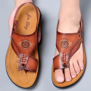 Sandales décontractées Flip Summer Anti-Skid Outdoor Outdoor Dual-ult-ult-Fine Plywood Plexons masculins et sandales 230720