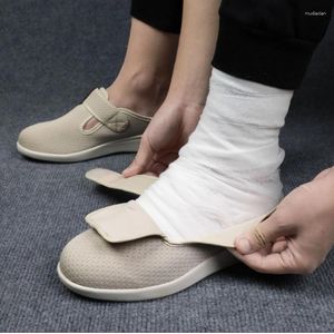 Sandales orthopédiques décontractées pieds larges chaussures gonflées