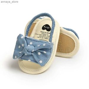 Sandales charmantes sandales de soleil pour bébé princesse semelle confortable brise et non-glissement du ruban amusant (0-18 mois) L240429
