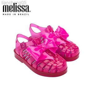 Sandales enfants sandales 2022 nouveau été filles gelée chaussures Roma respirant rétro plage chaussures enfants princesse sandales W0327