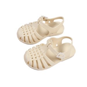 Sandalen kinderschoenen PVC zacht babyjongen strand sandalen meisjes kinderen zomer kristal gladiator sandalen casual schoenen plat hiel gelei 230420