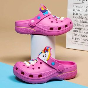 Sandals enfants sandales sandales sands sandales de concepteur de luxe Chaussures d'été eva plate-forme pantoufles rose violet sandalsl240510