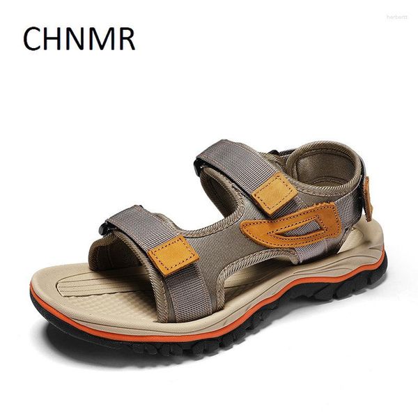 Sandales CHNMR hommes été sport chaussures de plage mode Couple pantoufles en plastique vente de produits en plein air caoutchouc tendances grande taille