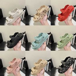 Sandals comemore Hookloop Slingback Platform Dada Femmes Summer Back Backle Scellon doux Chaussures de sport talons femme Férome O3X1 #