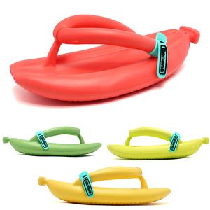 Sandales confort chaussures banane chaussures de plage pantoufle femmes rouge vert jaune femmes chaussures imperméables