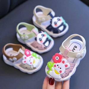 Sandales Chaussures pour bébé de dessins animés mignons pour l'été 03 ans adaptés aux filles garçons sans glissement pour enfants à tout-bas des enfants