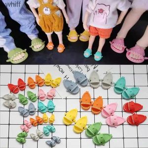 Sandalen Schattige Haai Slippers Pop Schoenen Plastic Pop Schoenen Pak voor Ob11P9OB22 Blyth BJD12 1/6BJD YOSD Pop Accessoires voor GirlsC24318