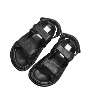 Sandals de 215 Sandalias Mujer Feminino Luxo PlataForma Feminina Summer Designer schoenen Echt lederen Ronde Toe Verano Planas Signer