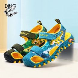 Sandales DINO enfants TREX 37Y enfants chaussures de plage d'été en cuir bout fermé dinosaure garçons filles en plein air décontracté 230608