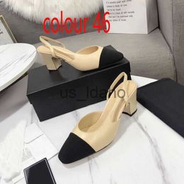 Sandalen Jurk sandaal Designer schoenen leer Dikke hak hoge hakken Riem gesp sandalen Mode Sexy Bar Party vrouwen Schoenen nieuwe Hoge hakken maat 3442 Wi J230616