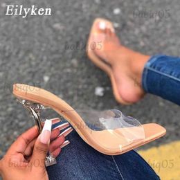 Sandales Eilyken PVC gelée pantoufles bout ouvert Perspex Transparent talons fins cristal femmes pompes sandales taille 35-42 T240301