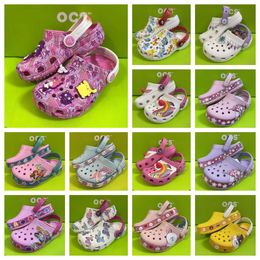 Sandalen Eva Kids Crocclog Crocodile Shoes Lichtgewicht comfortabele hoogwaardige kinderen Summer Dia's Designers Sandalias Mujer Slippers A-01