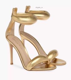 Sandalen beroemd Gianviti Italië Rossis Bijoux sandalen schoenen vrouwen bubbel voorriem stiletto hakken feest trouwjurk dame sandalias eu35-42 met doos