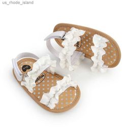 Sandales à la mode nouveau-née sandales princesse bébé vague en dentelle de maternelle pour enfants en enfant pu