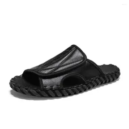 Sandalen Flat Sole 40-44 All for Beach and Leisure Slippers Big Size Shoes Summer Men Sneakers Sport Excize Saatenenis