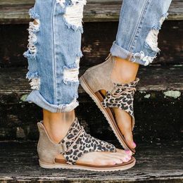 Sandals plates femmes Summer 2020 Chaussures femme pu cuir patos de mujer dames décontractées chaussures bohemia sandalias sapato féminino1 5