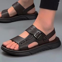 Sandales pour hommes 2024 PAD DE LATEX SOLE SOLE SOLE PLAQUE SUMME DADA PAP ANTI SLIP ET PUISSANCE DUALUS PUTILS CHA00 chaussures