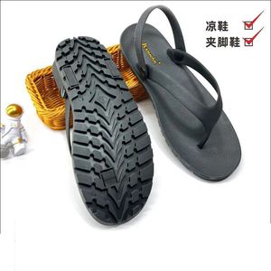 Sandales pour hommes pneus doux tongs en caoutchouc flips d'été Fashion Breatte Casual Chaussures hommes 240408