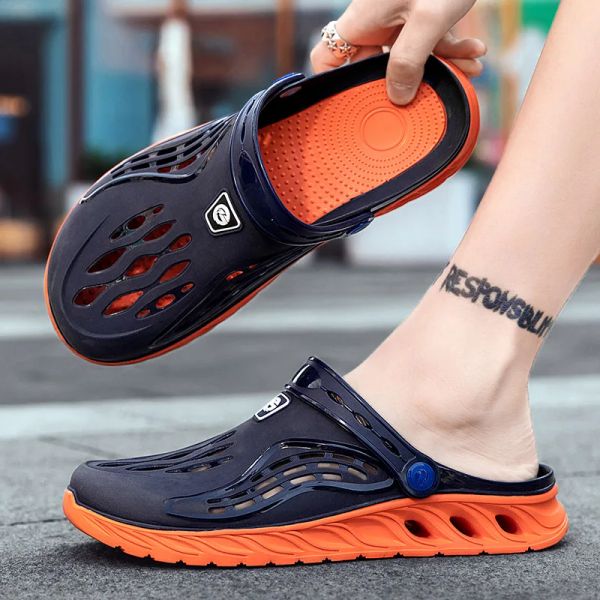 Sandales de haute qualité Sandals de sandales pour hommes chaussures de sport en eau en caoutchouc semelles usure des chaussures d'eau résistant