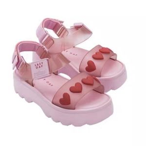 Sandales Jelly Shoes Wavy Soled Muffin Ladies Fashion Retro Sandals Tendance Tout