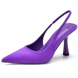 Sandales Josiny 2024 Femmes 5cm 6.5cm Chaussures à talons hauts pour dames Robe de soirée de mariage PU Cuir Open Toes Femme