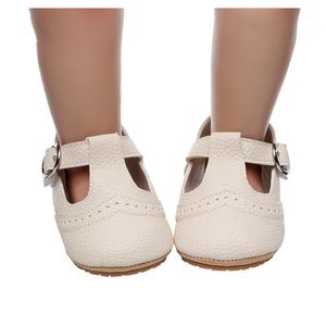 Sandals Kids 2022 Peuter Baby Meisjes Effen Kleur Leuke Eerste Walk Gesp Strap Casual Schoenen Bebes Sandalias Para Ninas # 40
