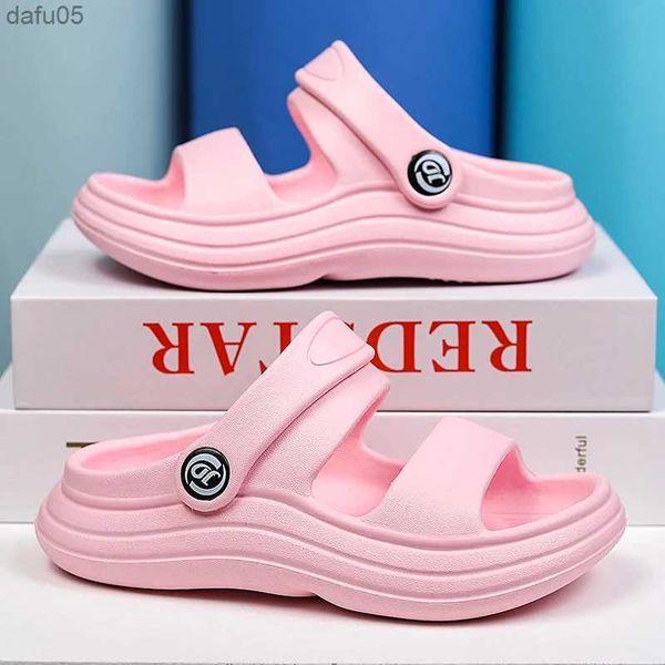 Sandalias Niños Niñas Zuecos Zapatos de agua de verano Plataforma de playa Sandalia rosa EVA impermeable Transpirable Sandalias para niñas de 2 a 8 años