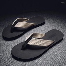 Sandalias Estilo coreano Trendy personalizados Zapatos de playa Summer 2024 Flip-Flops Casual Anti-Slip