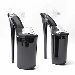 Sandals Laijianjinxia 26cm / 10inches PVC supérieur sexy exotique hauteur plate-forme Party Pole Dance chaussures 007