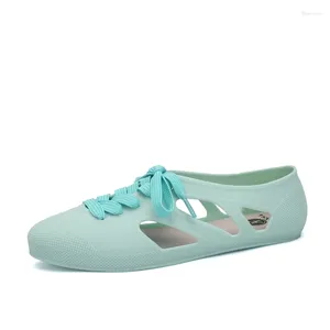 Sandales Maggie's Walker Beach Chaussures Femmes Jelly Summer Mode Candy Couleur Résine Taille Plate 36-40