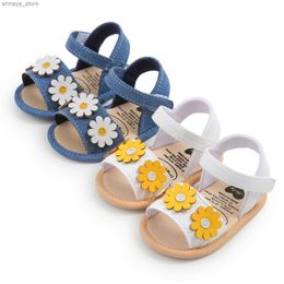 Sandales Meccior Summer Cool Baby Sandales à la mode NOUVELLES SANDALES NOUVELLES FLORME ANTOL ANTI SOP SOLLES COTTON SOLE COFFFRIT CHOOSSL240429