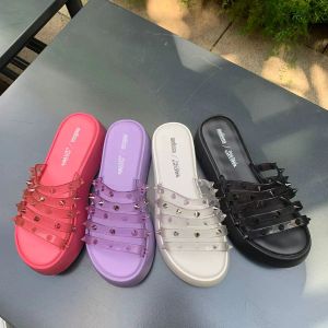 Sandals melissa sandales féminines 2024 Nouvelles pantoufles d'été