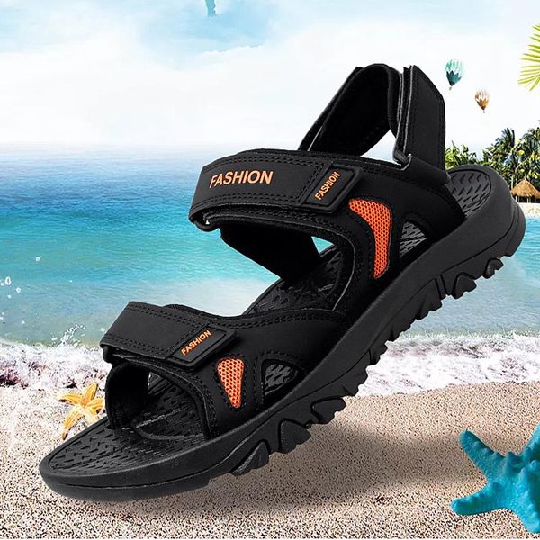 Sandalias hombres playa 2022 verano senderismo zapatos al aire libre casual más tamaño 48 hombre trekking cómodo antideslizante zapatos sandalias