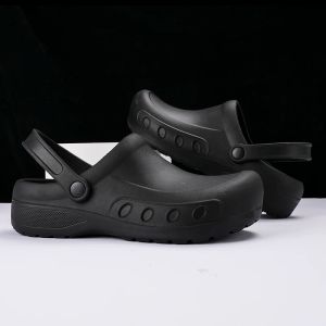 Sandalen mannen chef Clogs mannen keukenschoenen eva injectie schoenen antislip buitenzool comfortabele tuin klompen waterdicht sandaal 4 kleuren 46