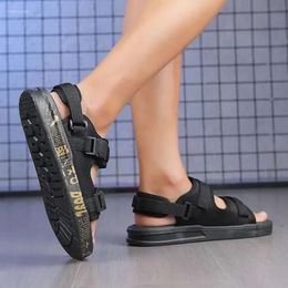 Sandals Hommes pour chaussures 2024 S Été épais semelles anti-glip