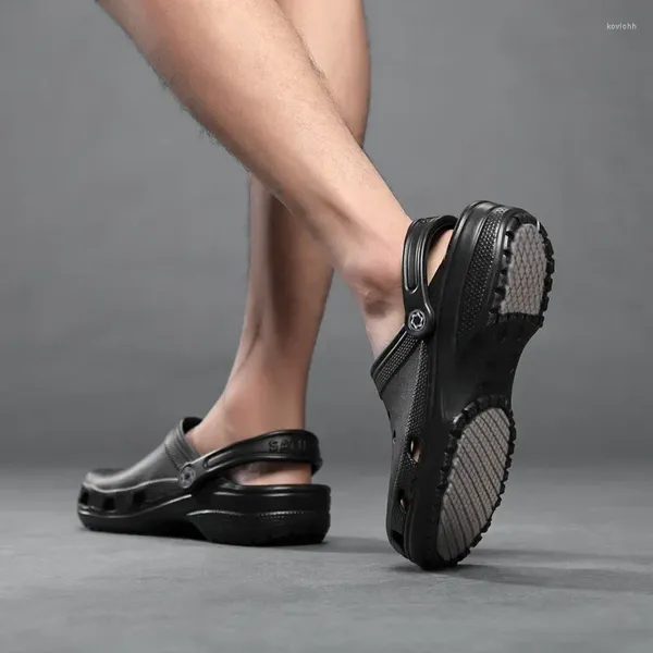 Baotou – sandales antidérapantes pour hommes, chaussures de plage à semelles souples, Style Couple, pantoufles d'extérieur plates tendance pour femmes